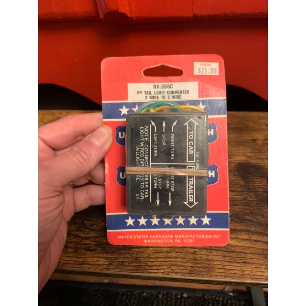 Brand New RV Tail Light Converter RV-355C 3 Wire to 2 Wire  Convert-O-Light